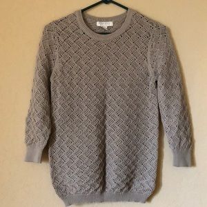 3/4 sleeve pullover sweater